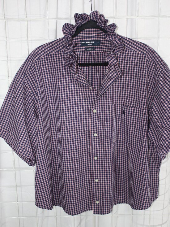 Ralph Lauren Tops - Ralph Lauren Ruffle Collar Shirt